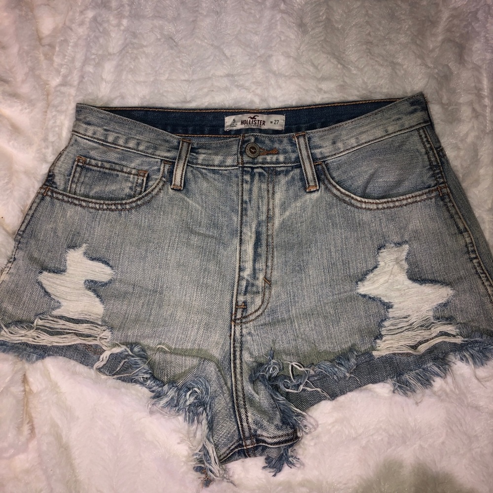 hollister jean shorts